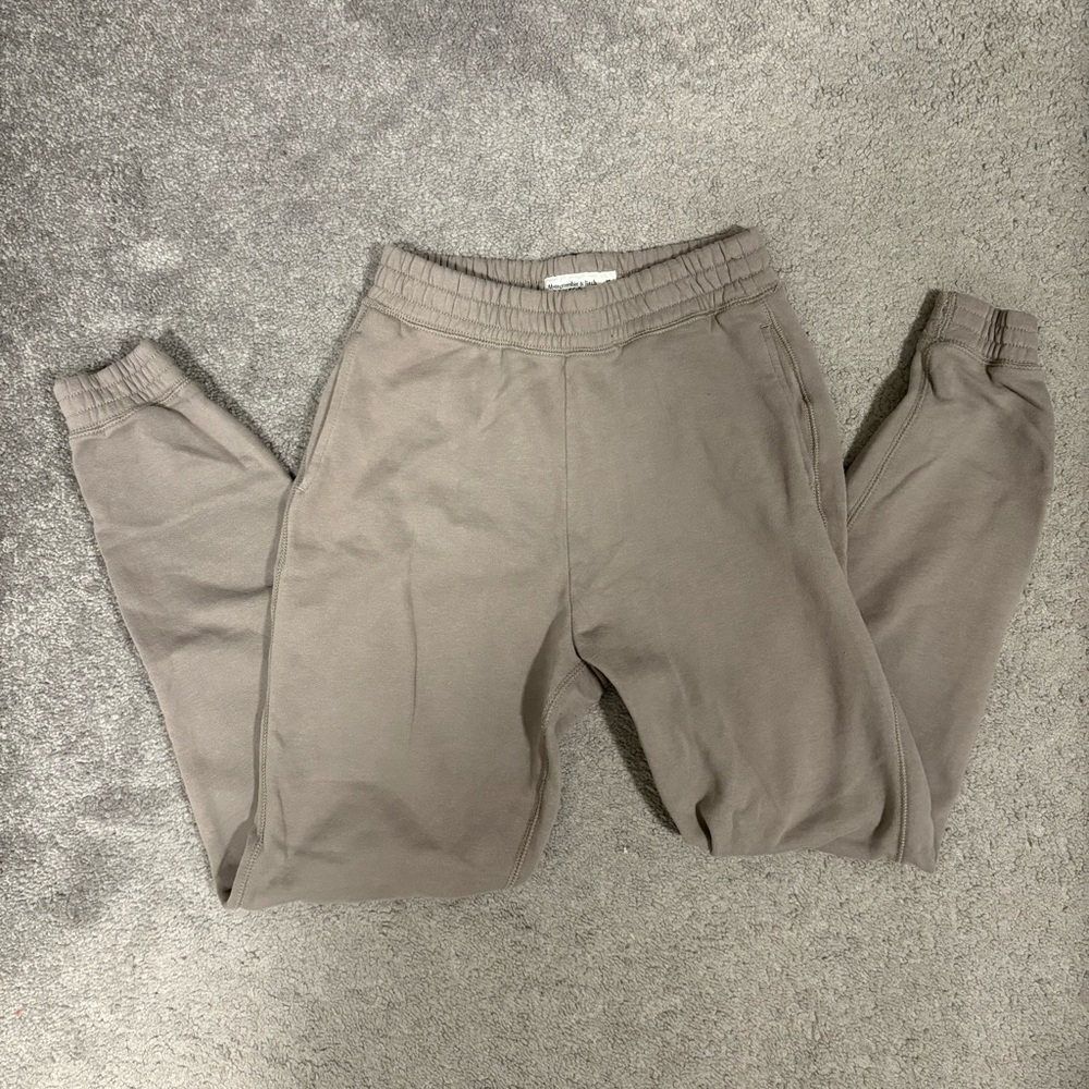 Abercrombie & Fitch Taupe Joggers